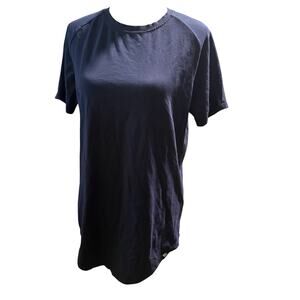 YoungLA Chapter 4 Perfect Raglan Navy Blue Tee, Men's Size Medium